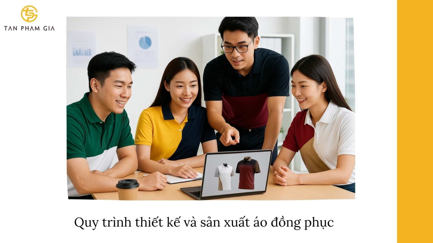 Áo đồng phục cuối năm cho startup trẻ