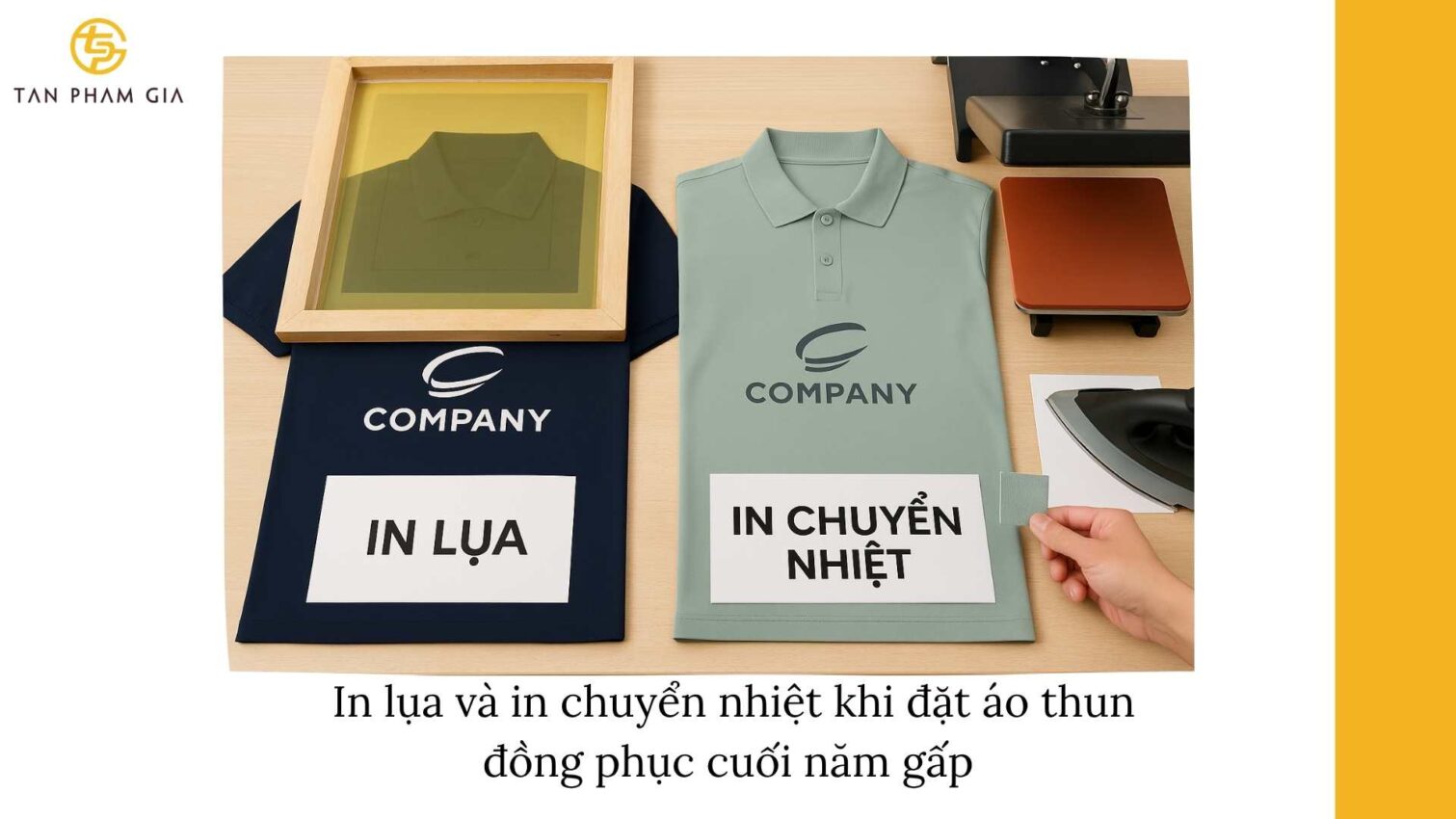 Đặt áo thun đồng phục cuối năm gấp