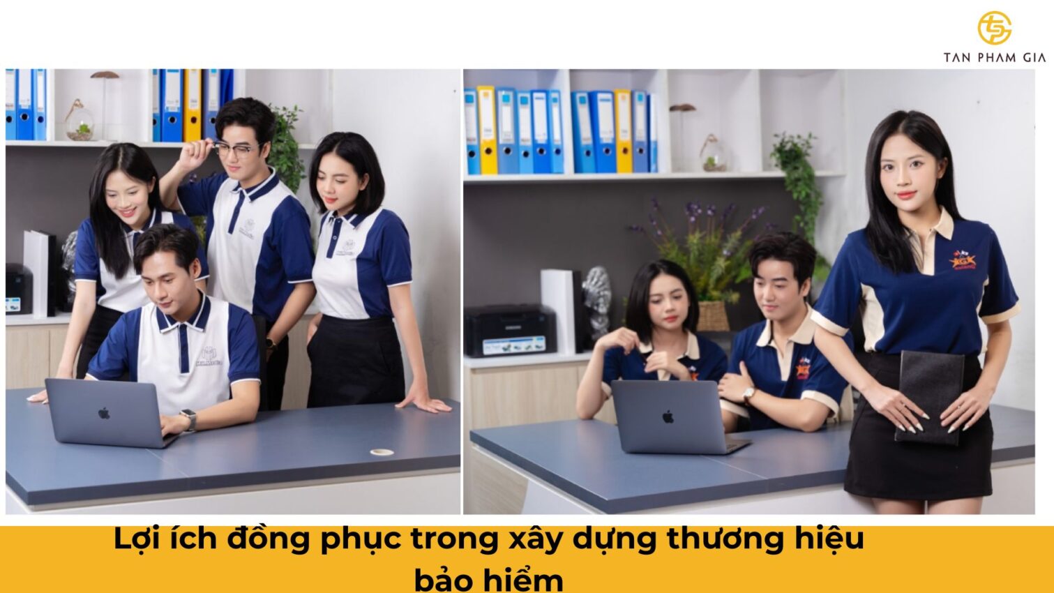 Mẫu đồng phục văn phòng cho công ry bảo hiểm