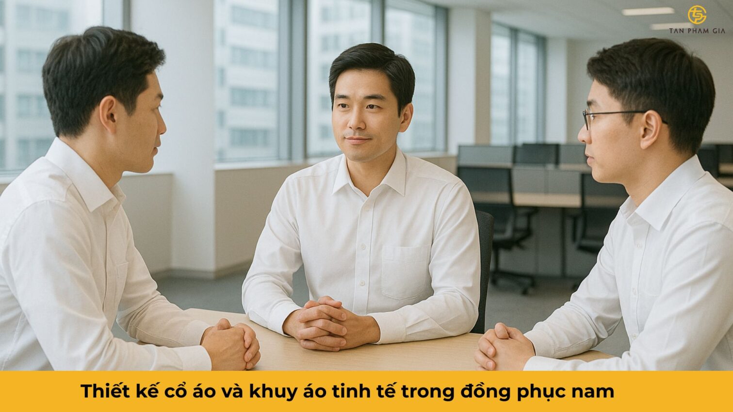 Đồng phục văn phòng nam công sở sơ mi trắng