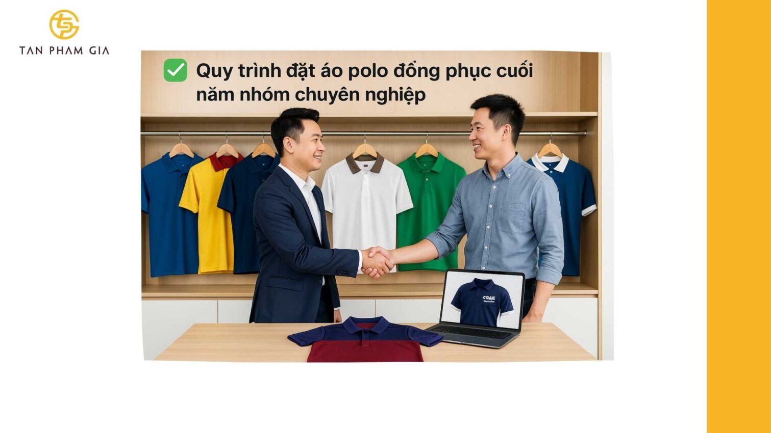 Đặt Áo Polo Đồng Phục Cuối Năm Nhóm