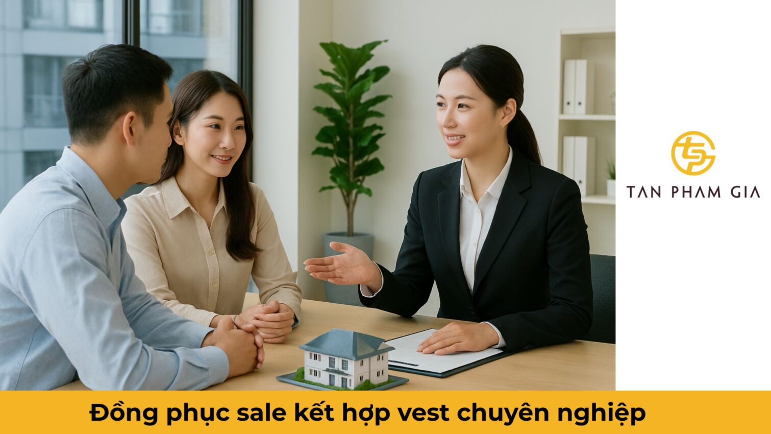 Mẫu áo đồng phục văn phòng cho nhân viên sale