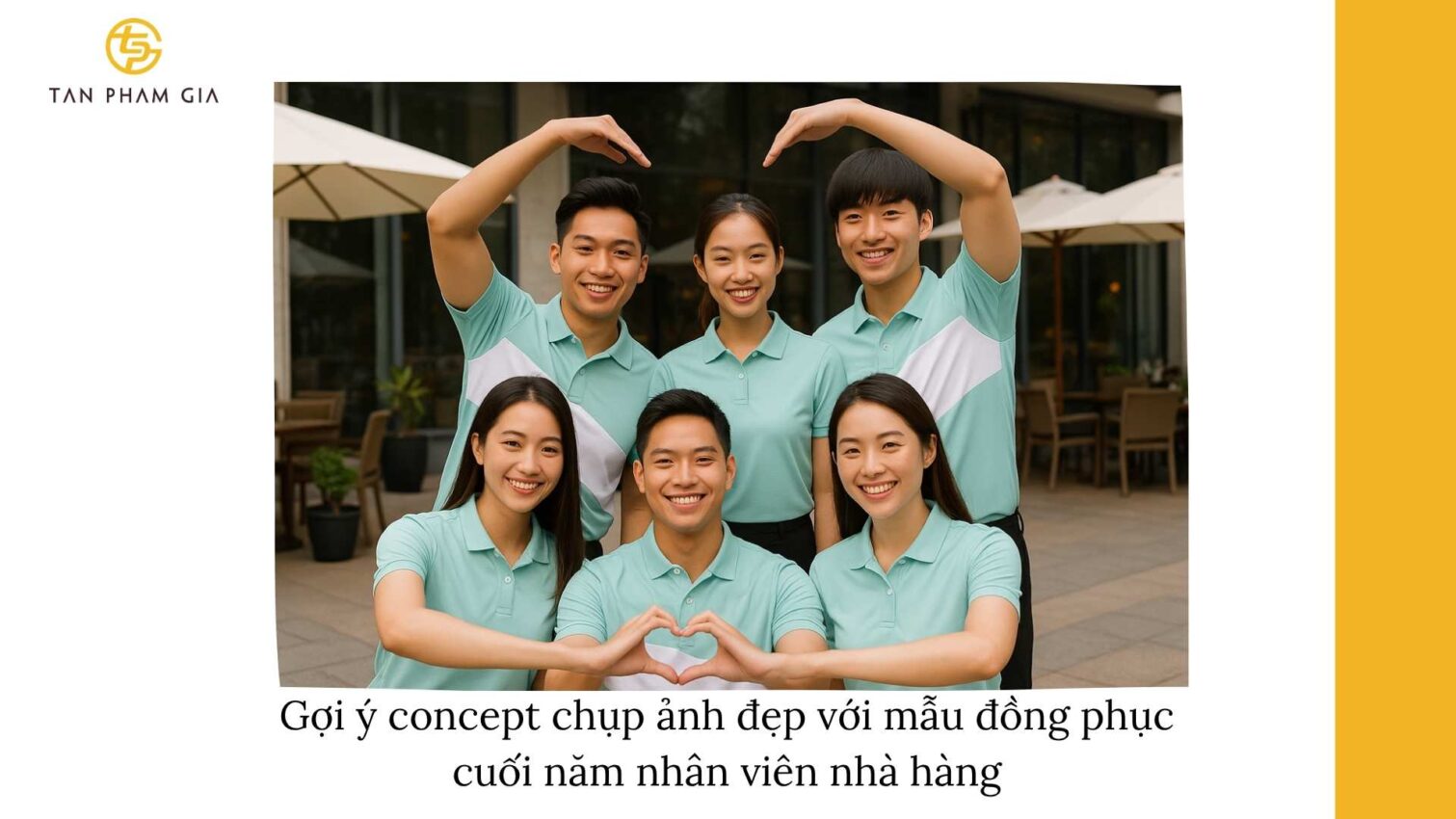 Mẫu Đồng Phục Cuối Năm Nhân Viên Nhà Hàng