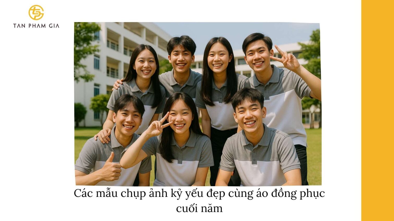 Đồng Phục Cuối Năm Cho Trường Trung Học