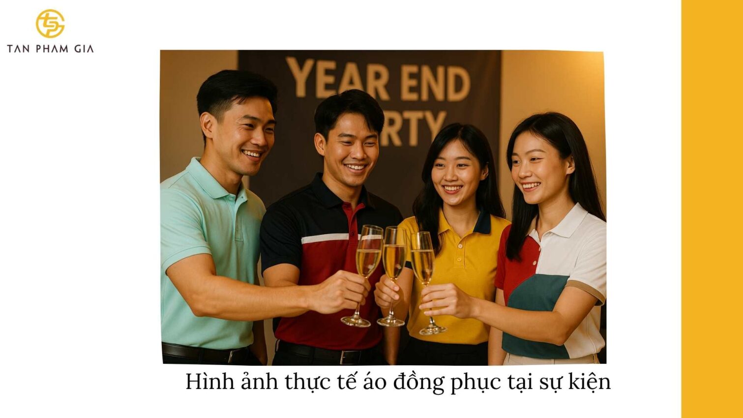Áo đồng phục cuối năm cho startup trẻ