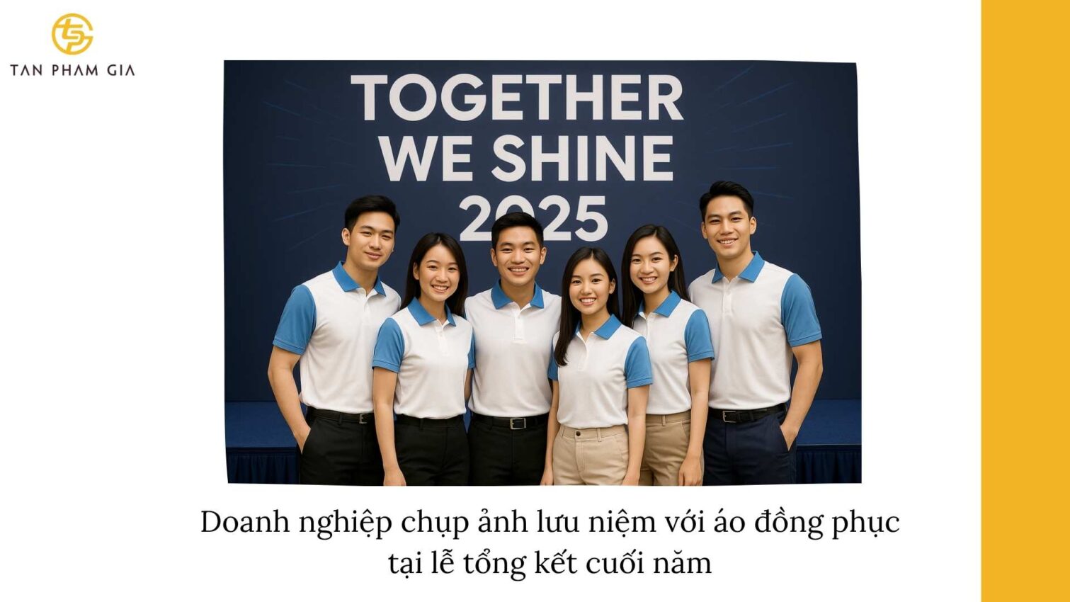 Mẫu Áo Polo Cuối Năm Nhóm Công Ty