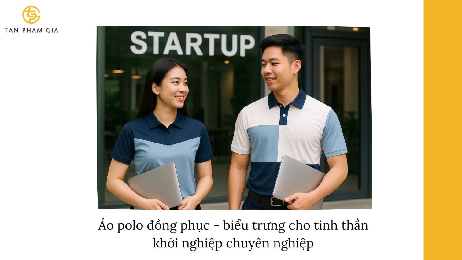 Áo Polo Đồng Phục Cuối Năm Cho Startup