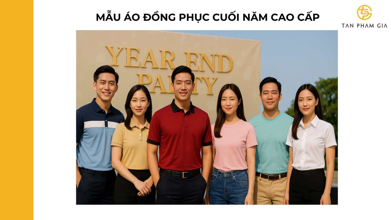 Mẫu Áo Đồng Phục Cuối Năm Cao Cấp