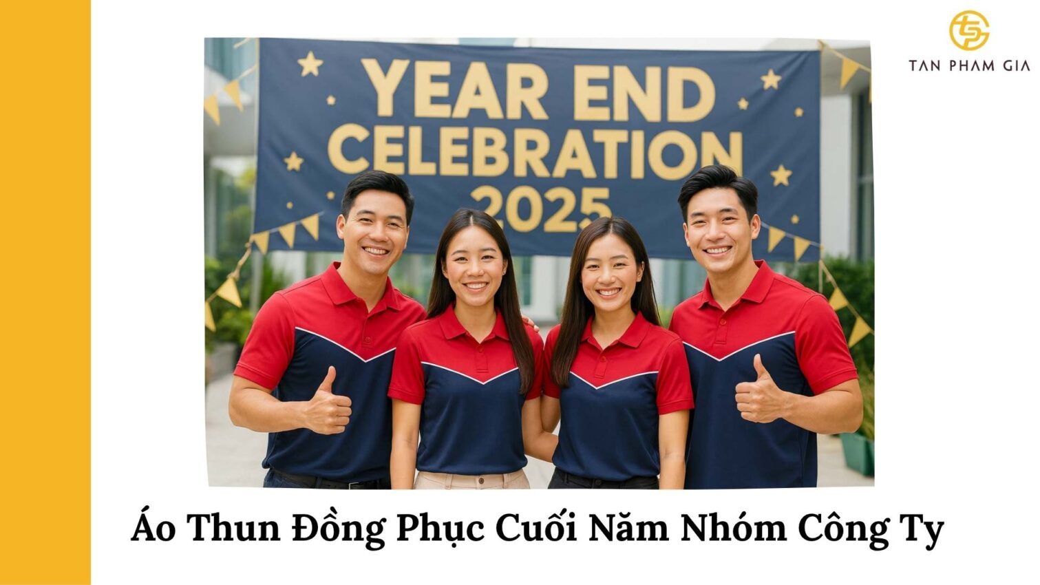 Áo Thun Đồng Phục Cuối Năm Nhóm Công Ty