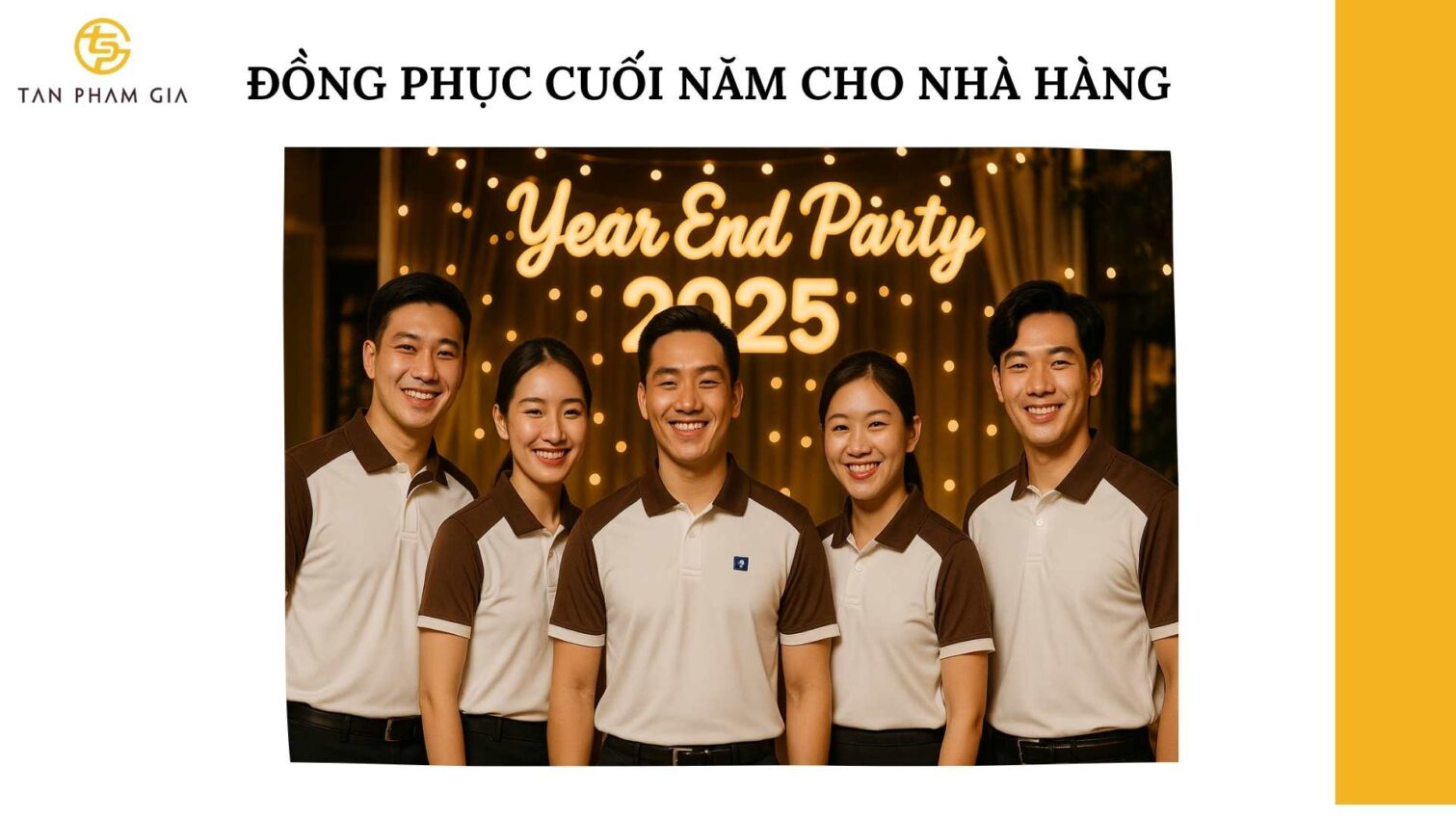 Đặt Đồng Phục Cuối Năm Cho Nhà Hàng