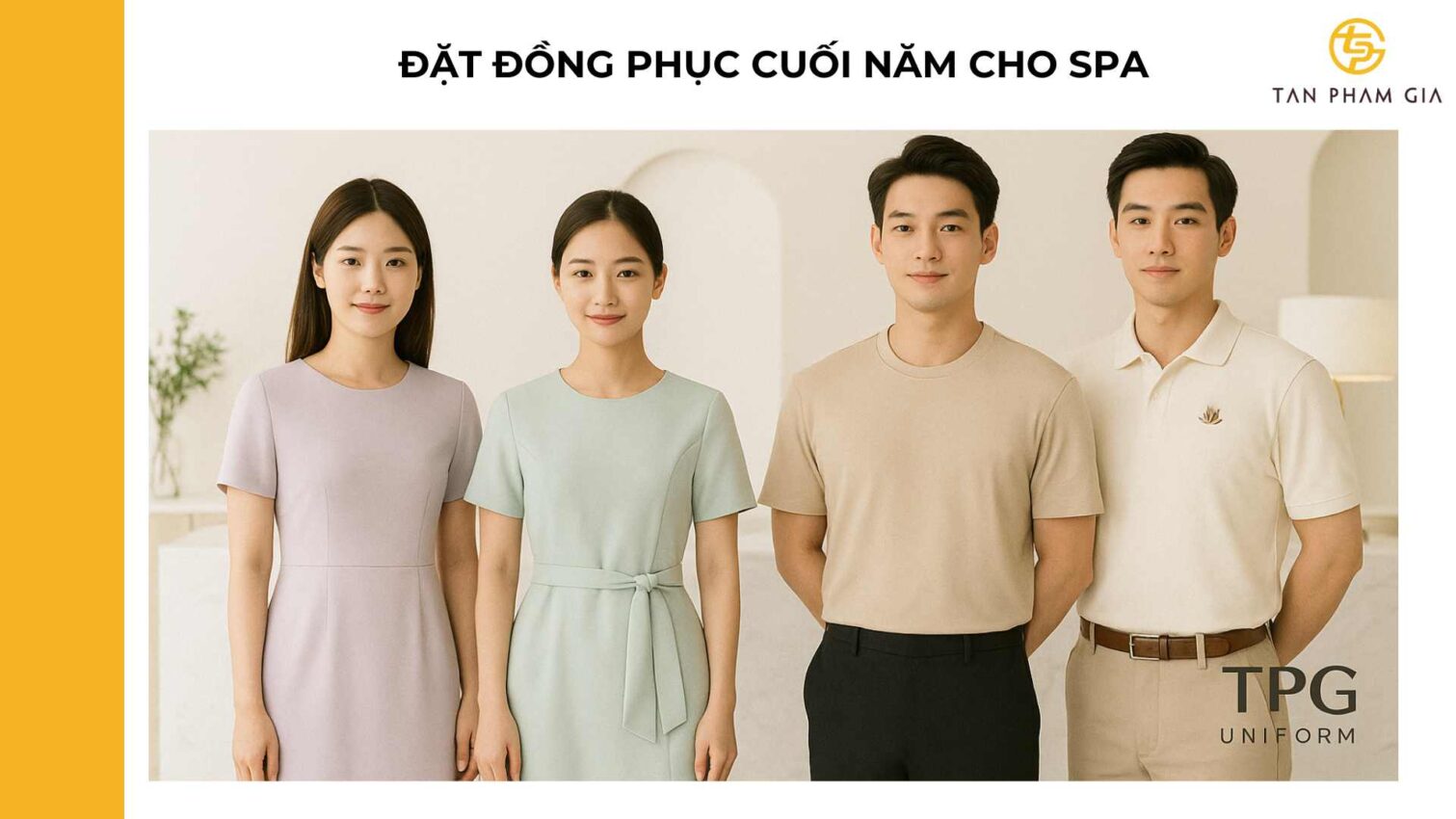 Đặt Đồng Phục Cuối Năm Cho Spa
