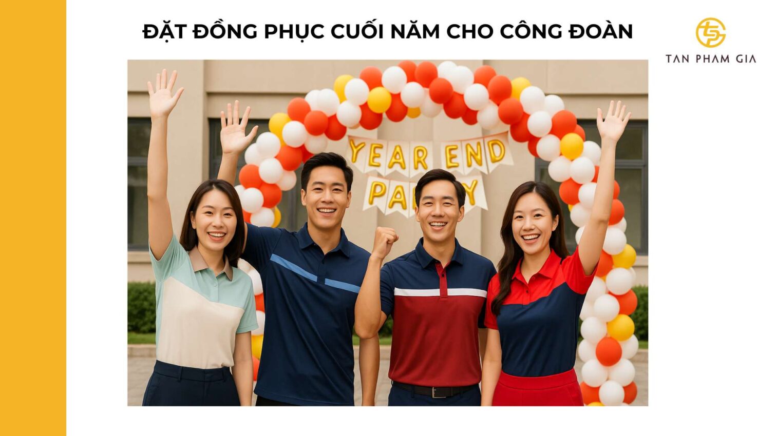 Đặt đồng phục cuối năm cho công đoàn