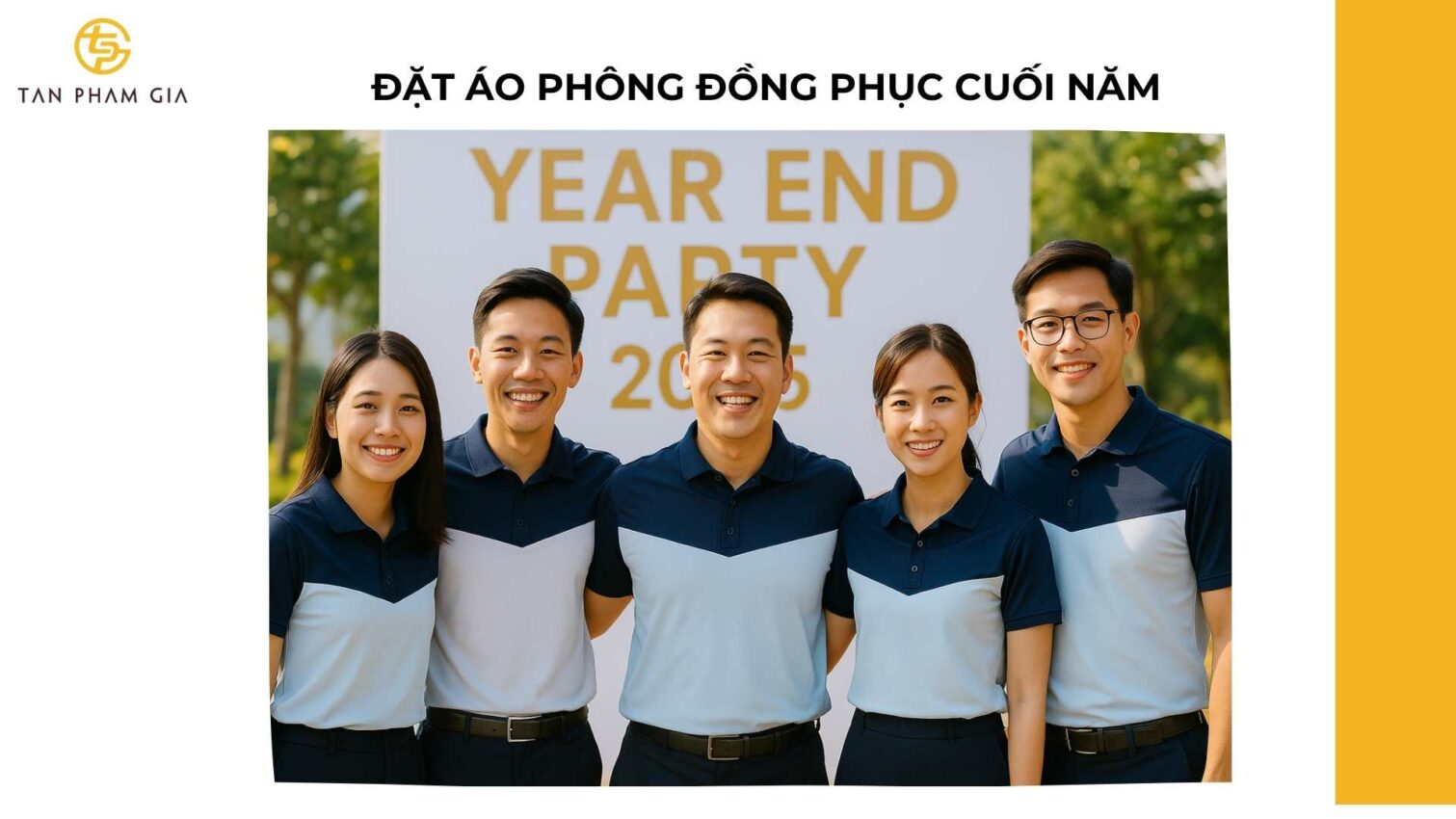 Đặt Áo Phông Đồng Phục Cuối Năm