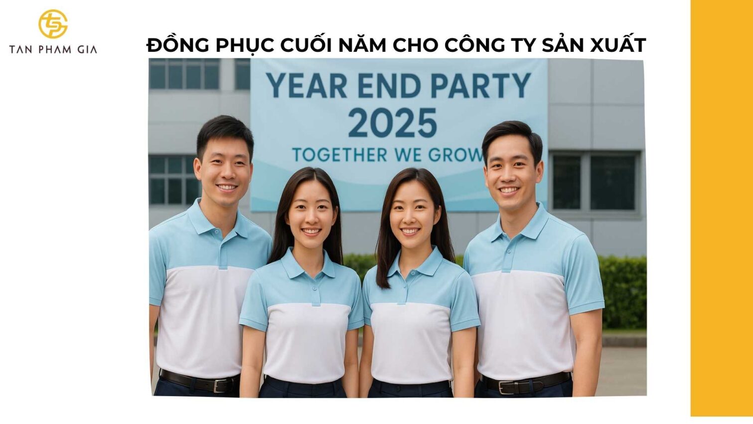 Đồng Phục Cuối Năm Cho Công Ty Sản Xuất
