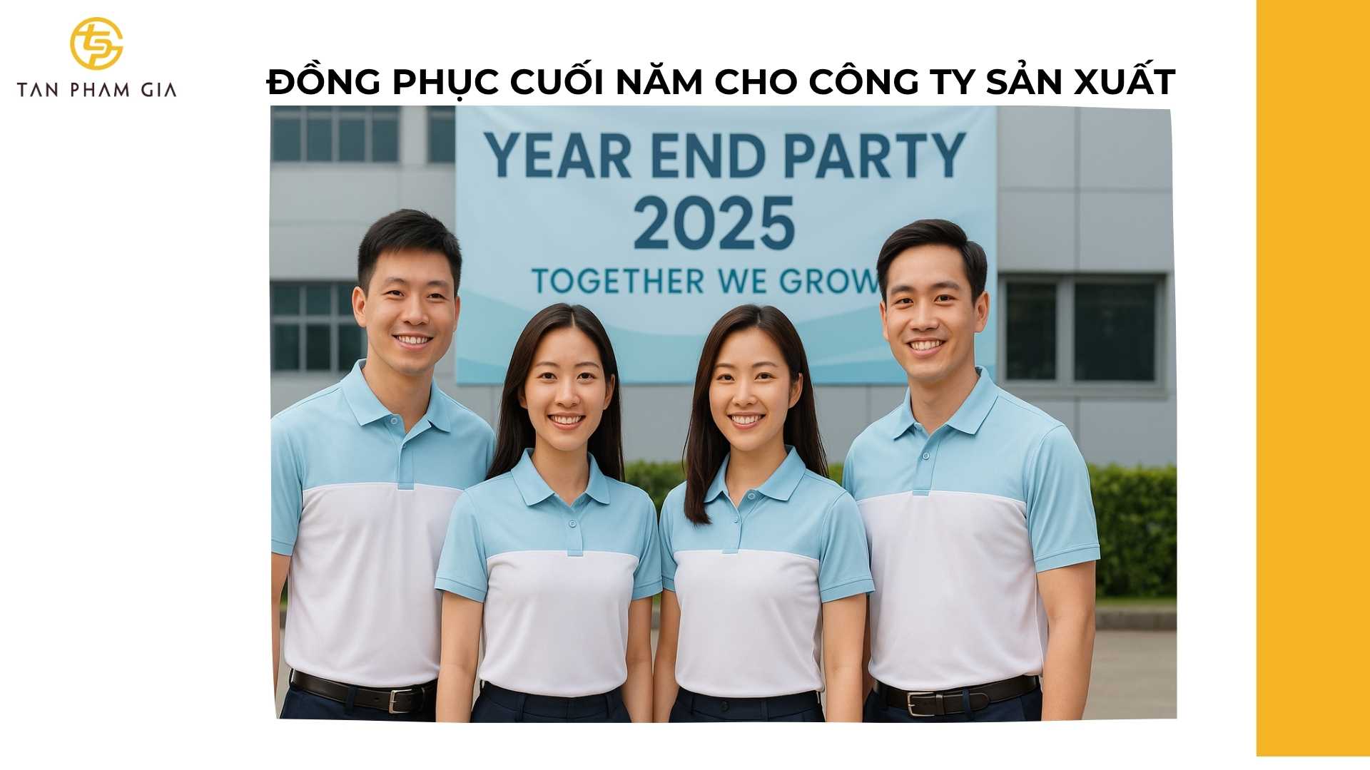 Đồng Phục Cuối Năm Cho Công Ty Sản Xuất