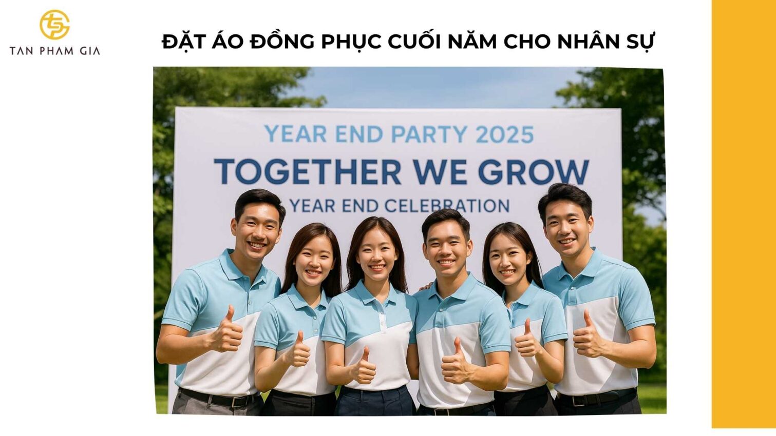 Đặt Áo Đồng Phục Cuối Năm Cho Nhân Sự