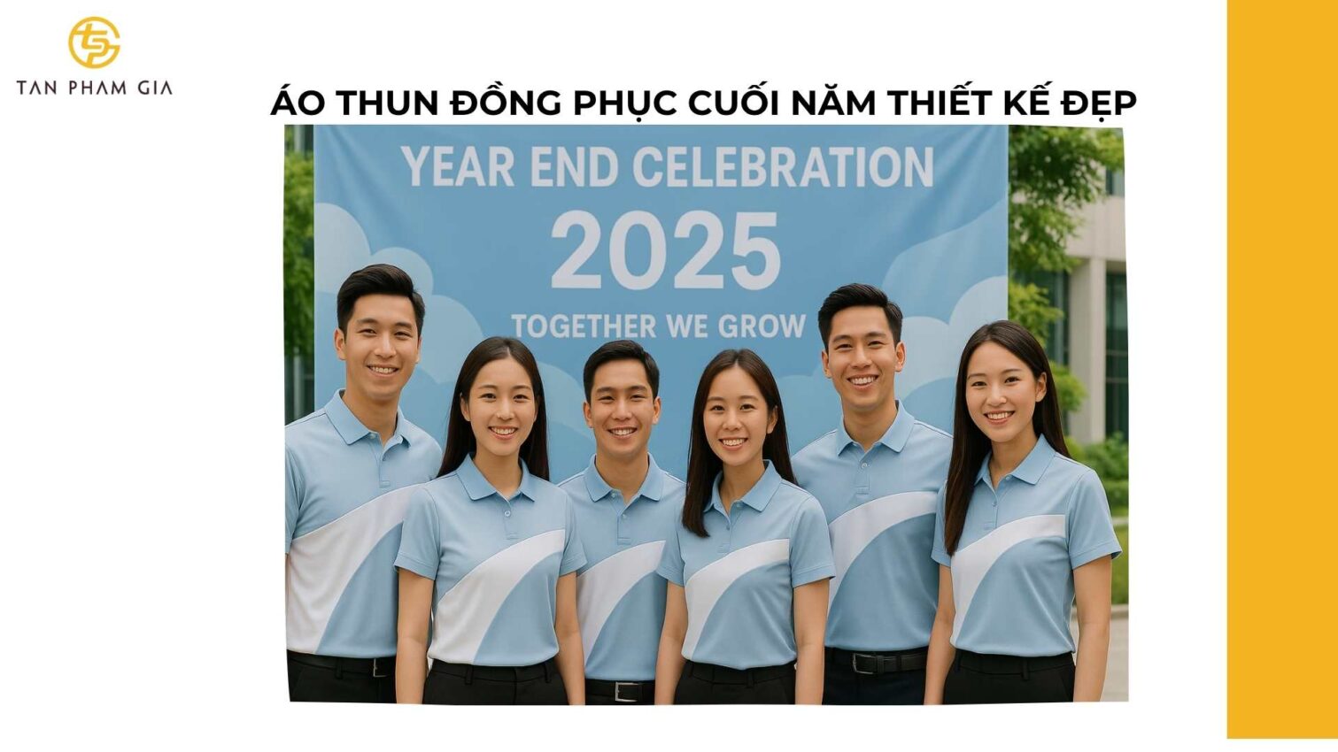 Áo Thun Đồng Phục Cuối Năm Thiết Kế Đẹp