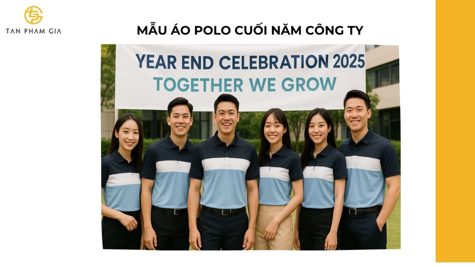 Mẫu Áo Polo Cuối Năm Công Ty