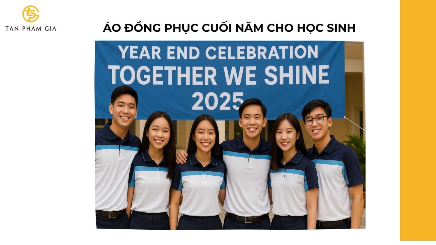 Áo Đồng Phục Cuối Năm Cho Học Sinh