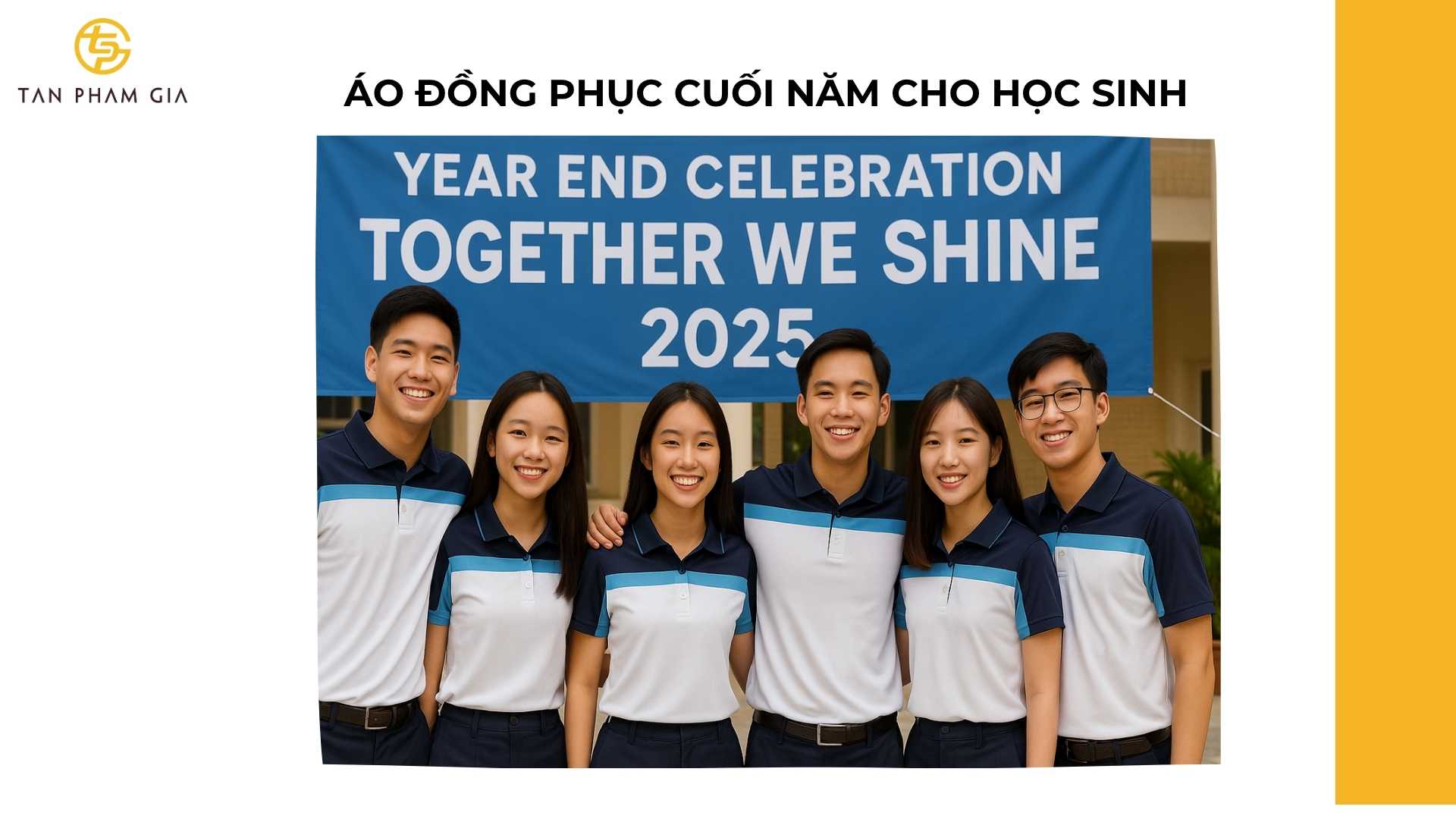 Áo Đồng Phục Cuối Năm Cho Học Sinh