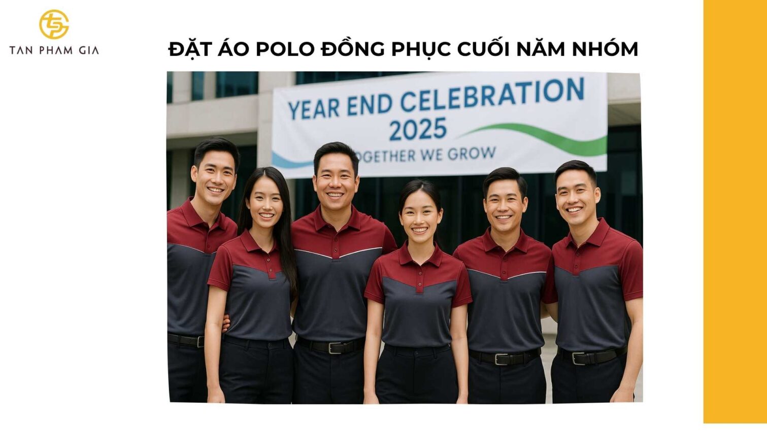 Đặt Áo Polo Đồng Phục Cuối Năm Nhóm