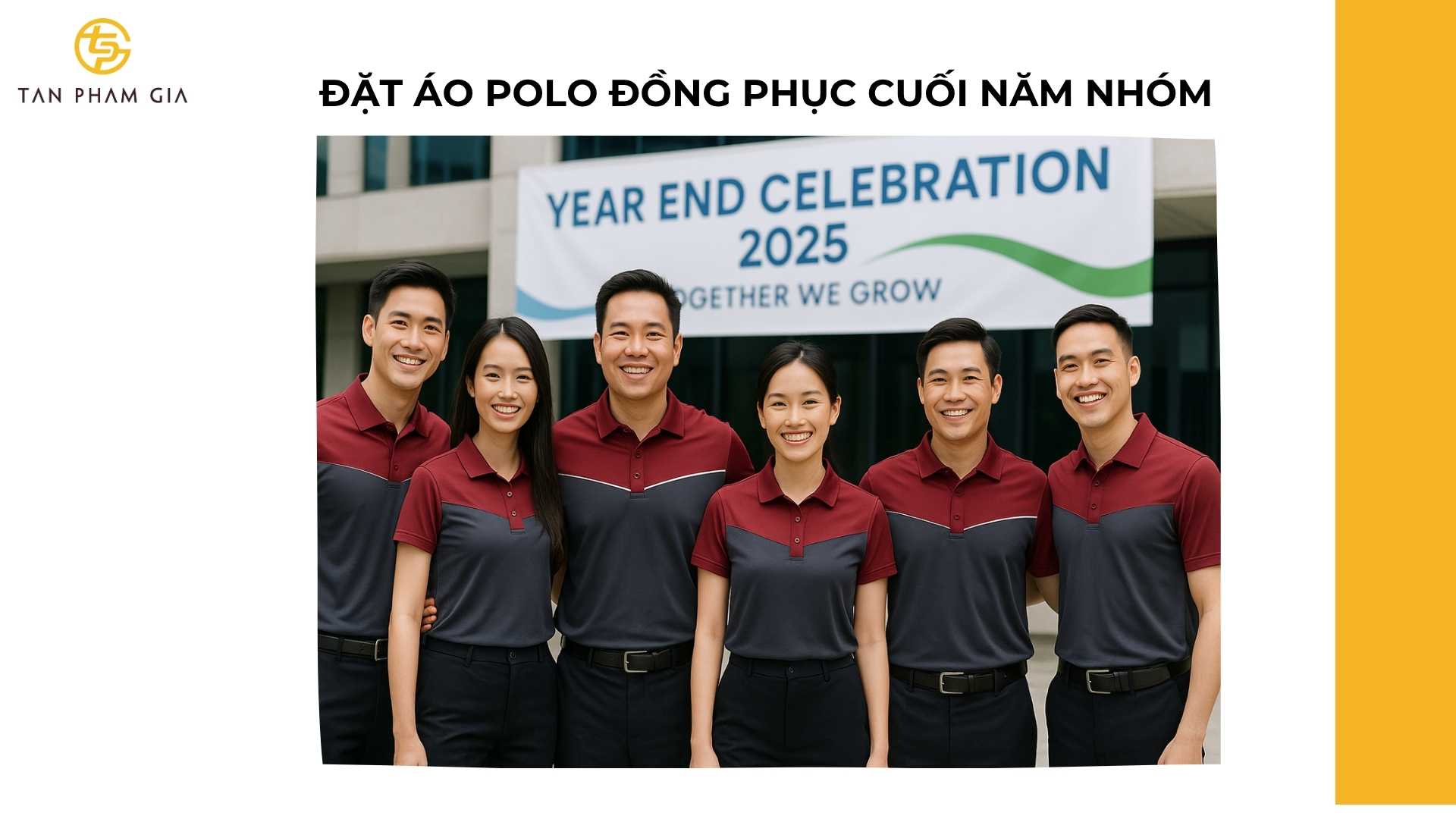 Đặt Áo Polo Đồng Phục Cuối Năm Nhóm