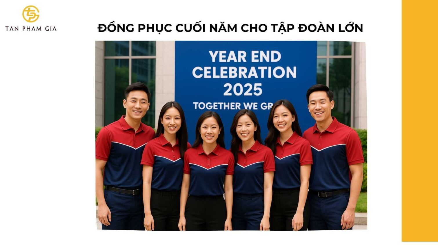 Đồng Phục Cuối Năm Cho Tập Đoàn Lớn