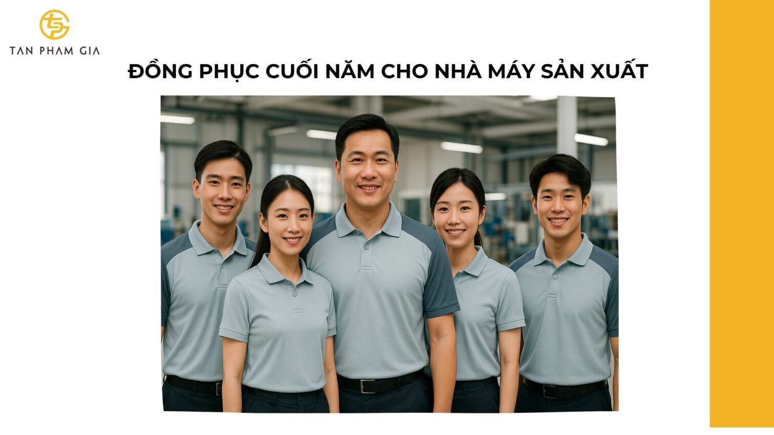 Đồng Phục Cuối Năm Cho Nhà Máy Sản Xuất