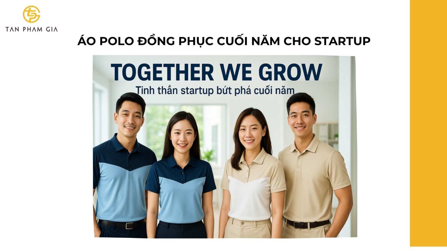 Áo Polo Đồng Phục Cuối Năm Cho Startup