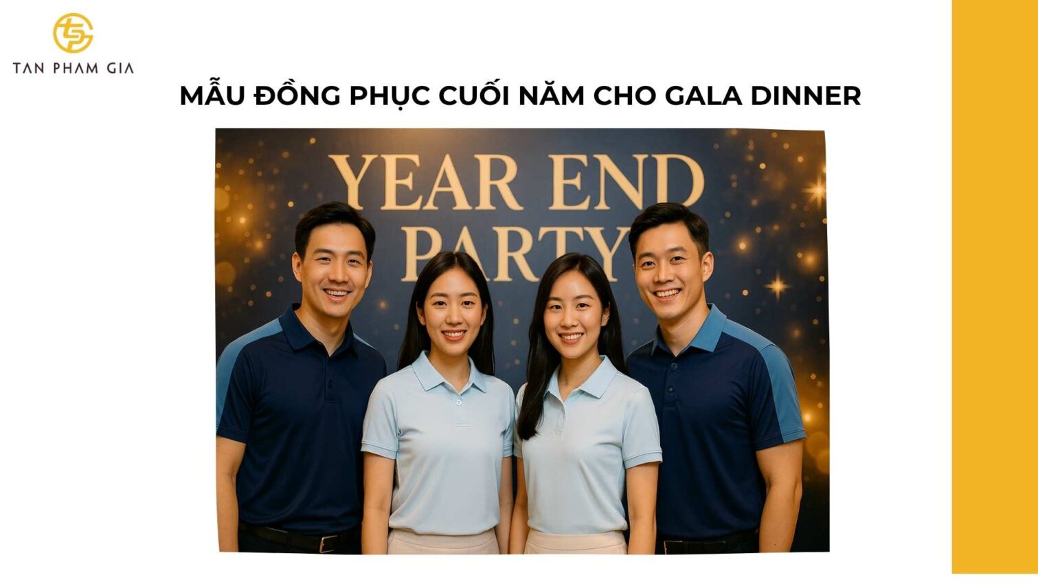 Mẫu Đồng Phục Cuối Năm Cho Gala Dinner