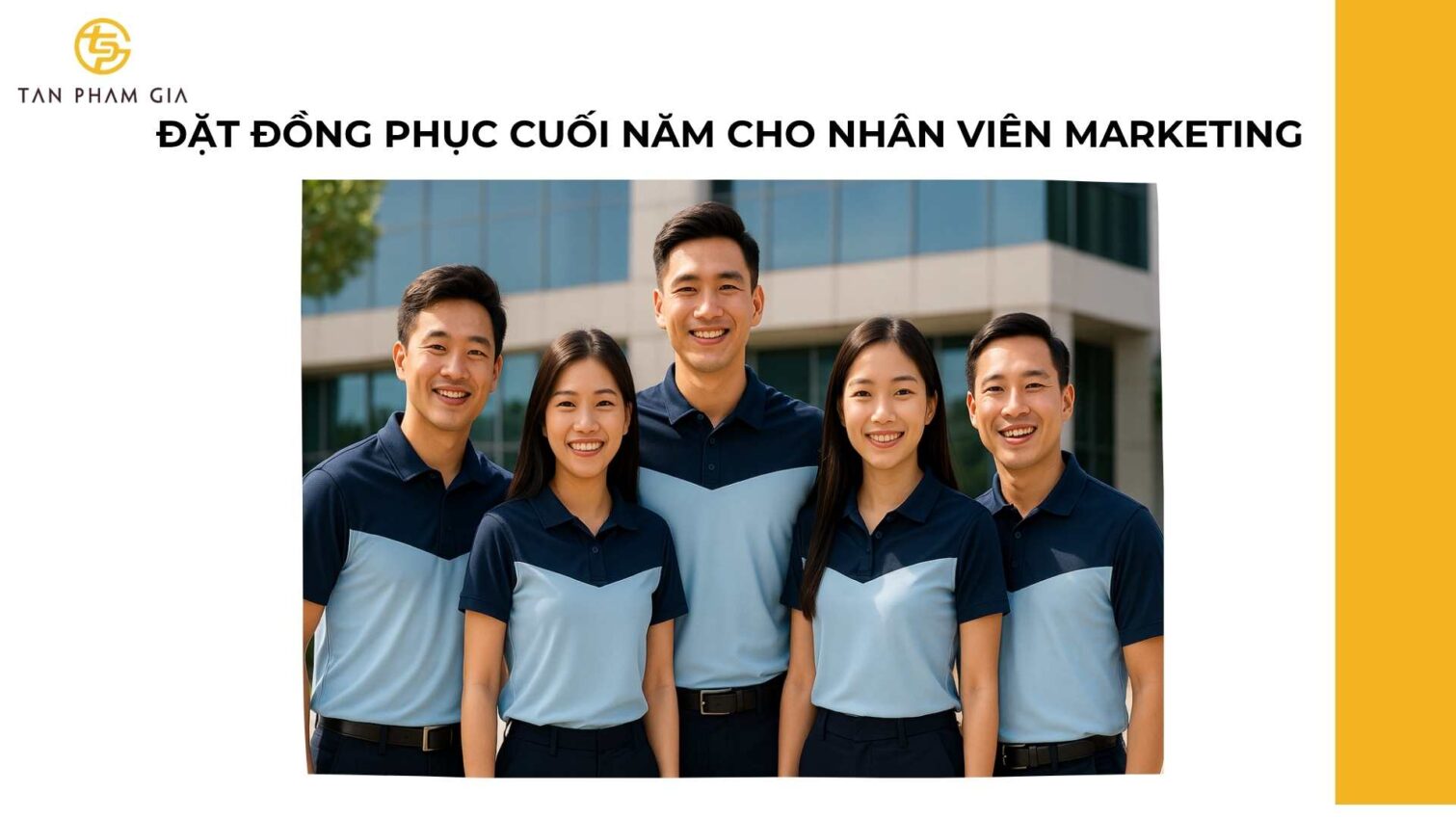 Đặt Đồng Phục Cuối Năm Cho Nhân Viên Marketing
