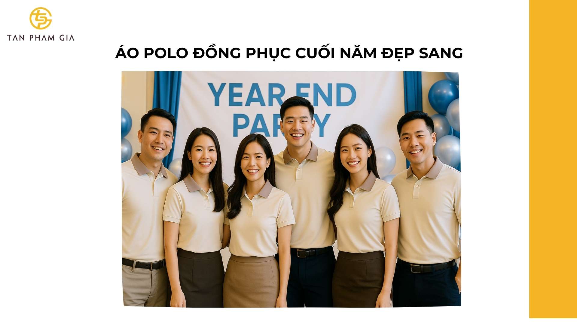 Áo Polo Đồng Phục Cuối Năm Đẹp Sang