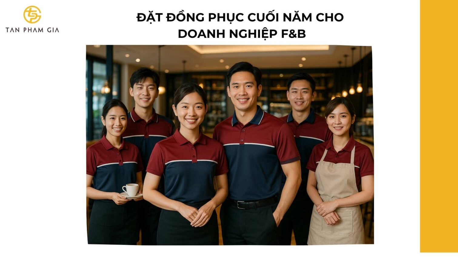Đặt Đồng Phục Cuối Năm Cho Doanh Nghiệp F&B