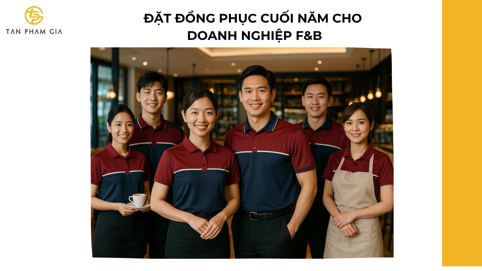 Đặt Đồng Phục Cuối Năm Cho Doanh Nghiệp F&B