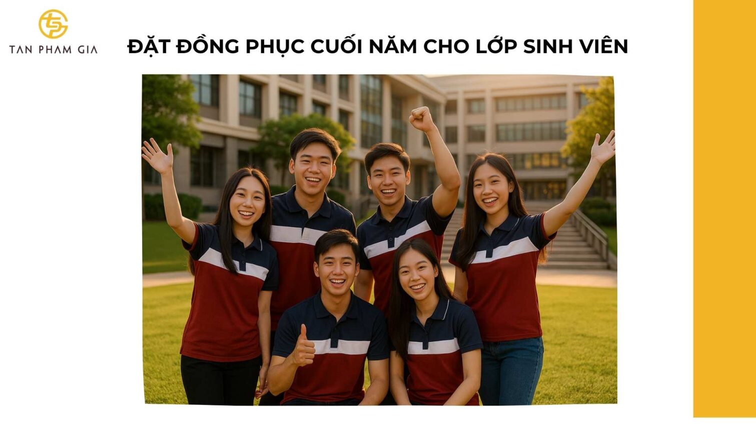 Đặt Đồng Phục Cuối Năm Cho Lớp Sinh Viên