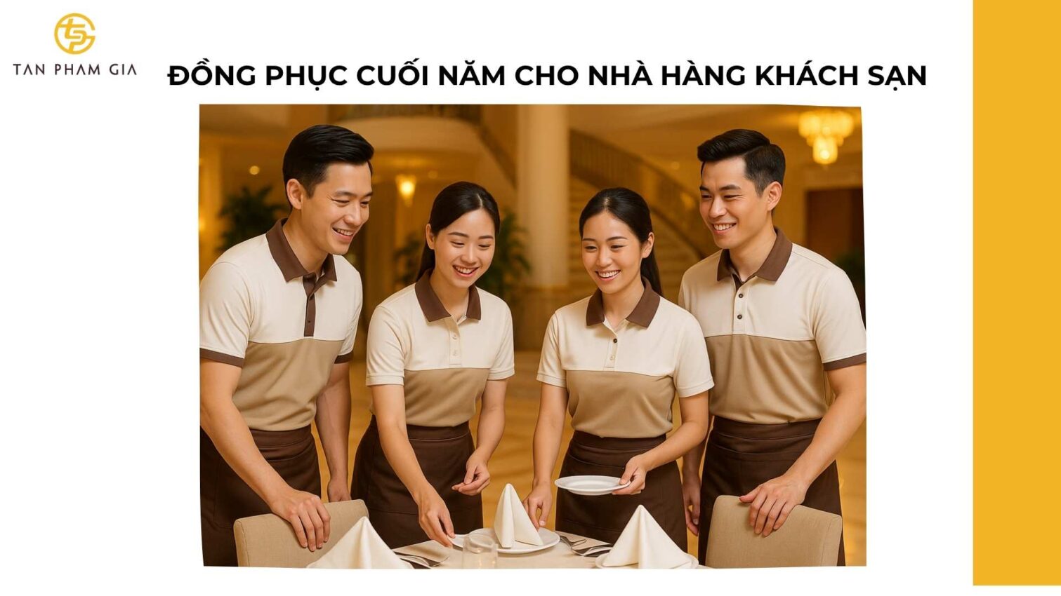 Đồng Phục Cuối Năm Cho Nhà Hàng Khách Sạn
