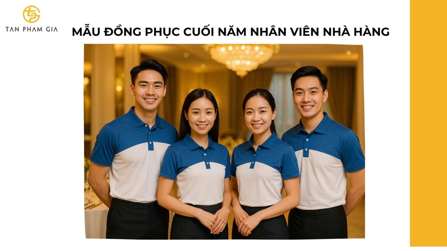 Mẫu Đồng Phục Cuối Năm Nhân Viên Nhà Hàng