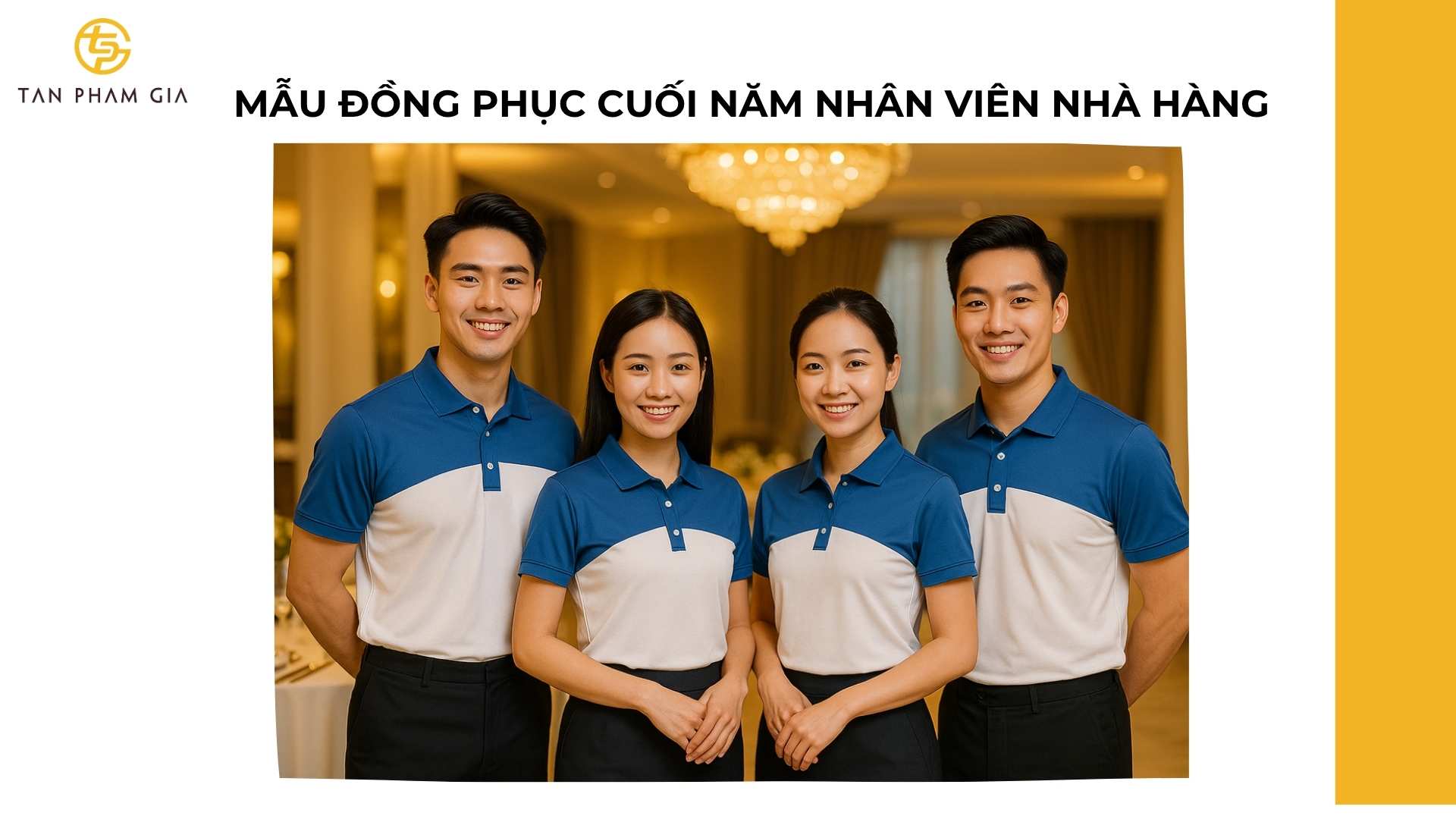 Mẫu Đồng Phục Cuối Năm Nhân Viên Nhà Hàng