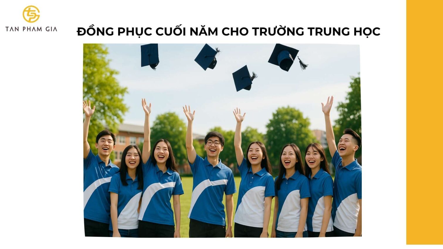 Đồng Phục Cuối Năm Cho Trường Trung Học