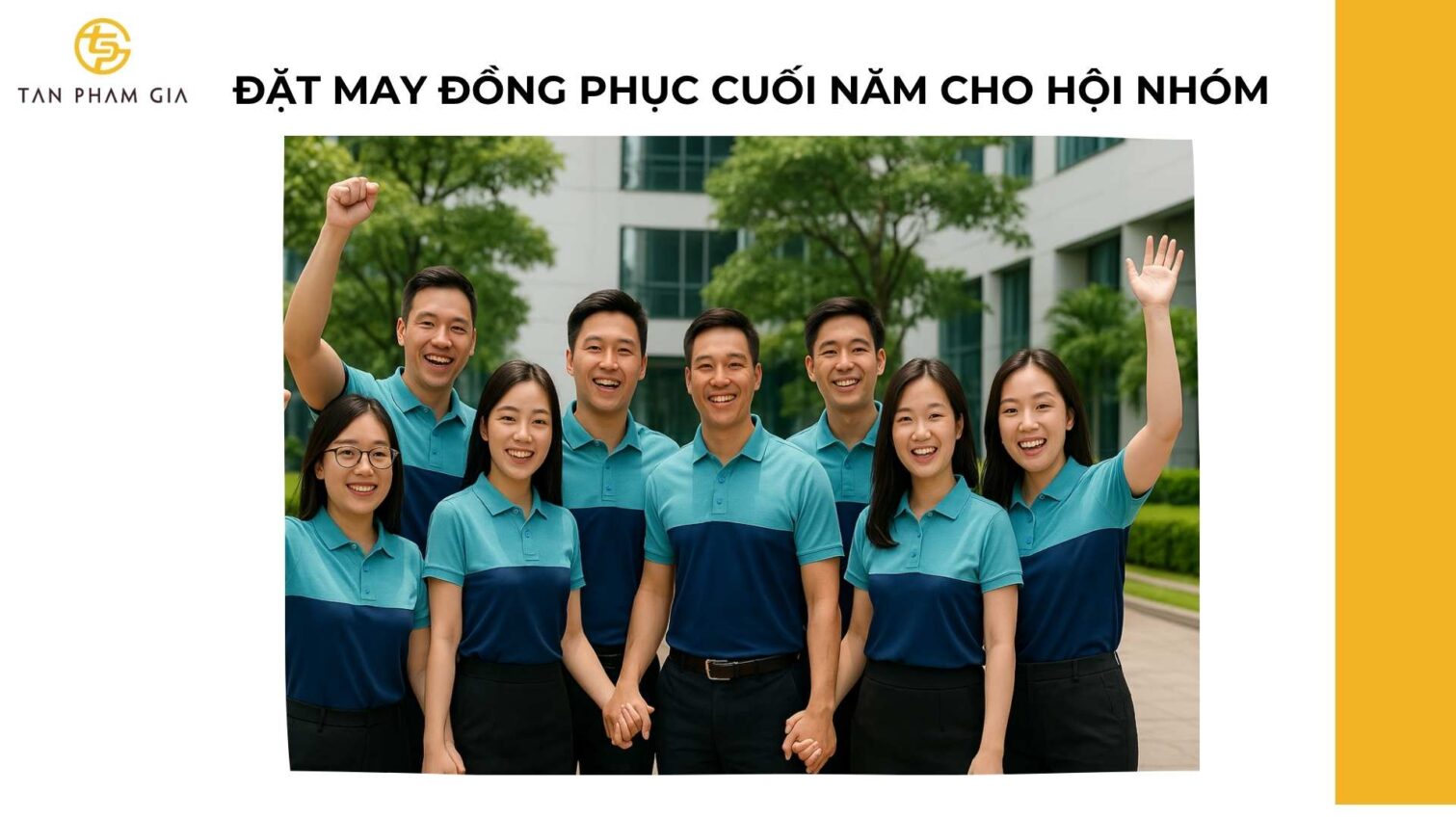 Đặt May Đồng Phục Cuối Năm Cho Hội Nhóm