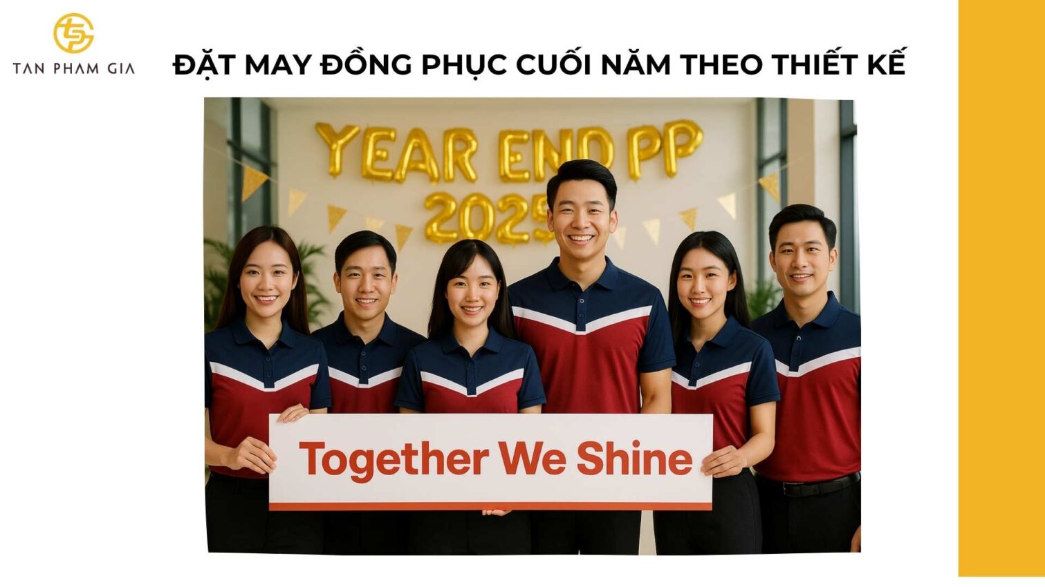 Đặt May Đồng Phục Cuối Năm Theo Thiết Kế