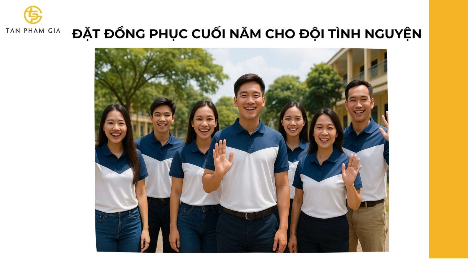 Đặt Đồng Phục Cuối Năm Cho Đội Tình Nguyện