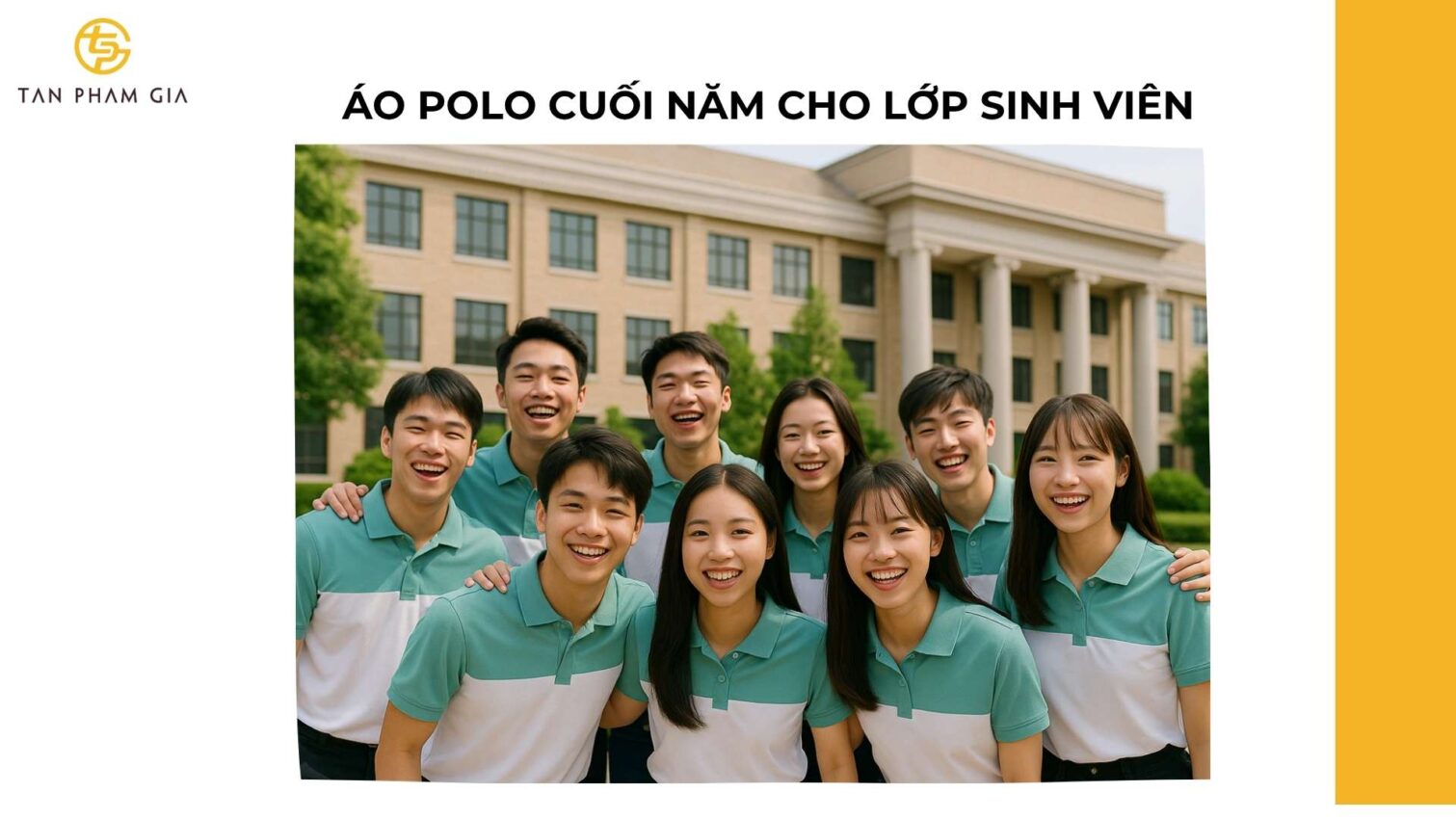 Áo Polo Cuối Năm Cho Lớp Sinh Viên