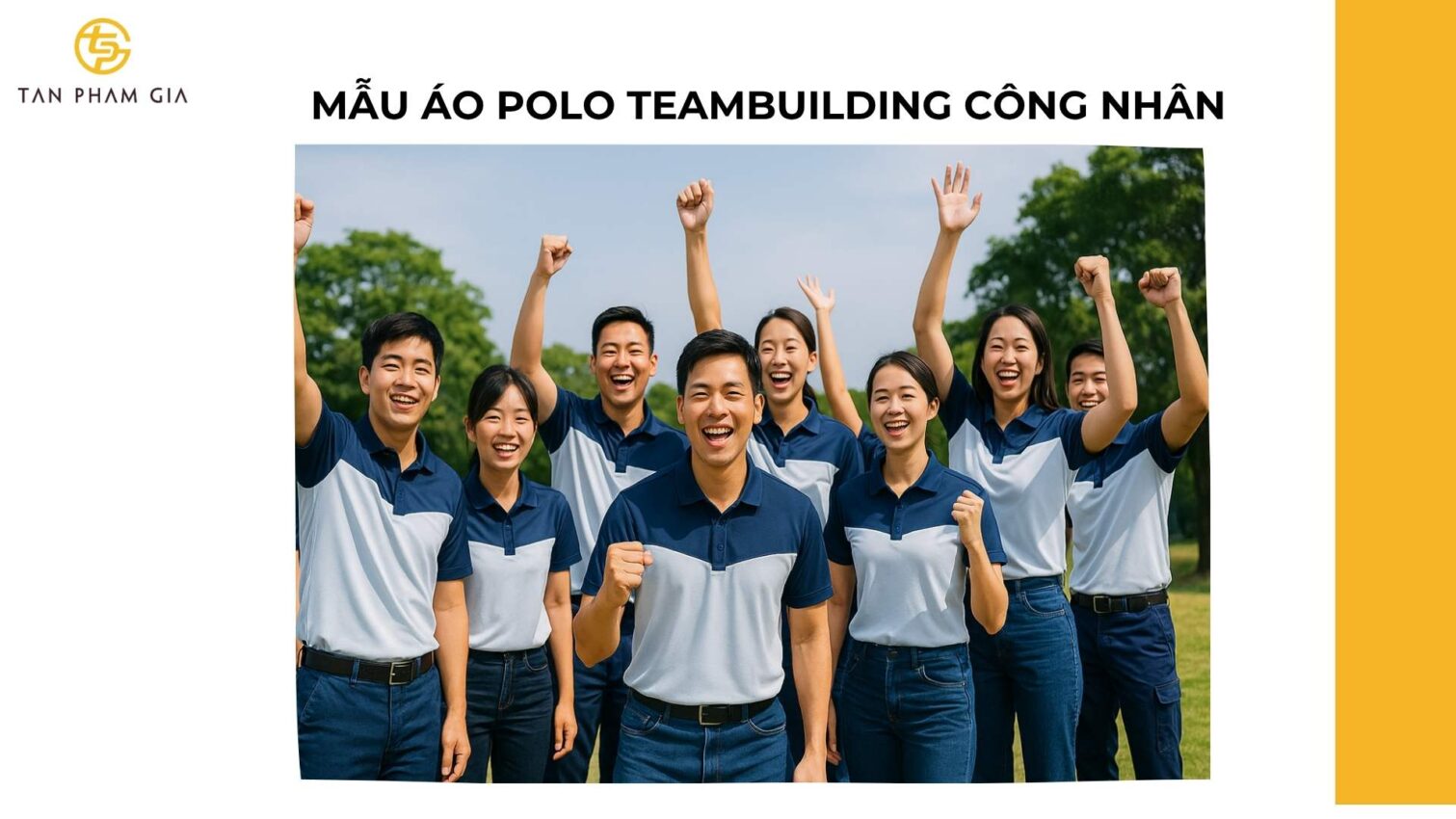 Mẫu Áo Polo Teambuilding Công Nhân