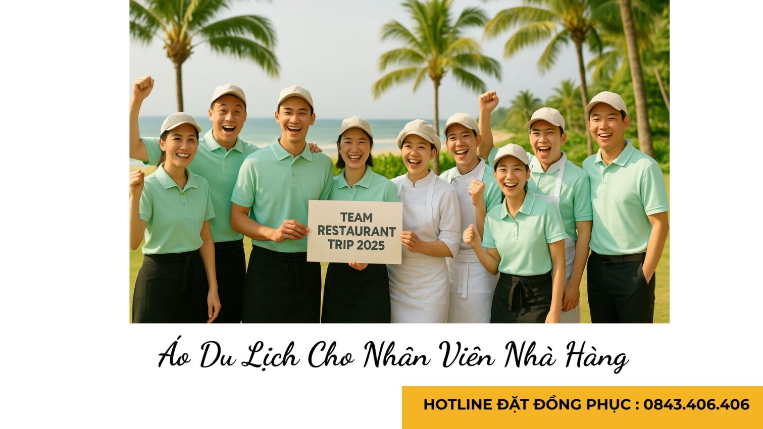 Áo Du Lịch Cho Nhân Viên Nhà Hàng