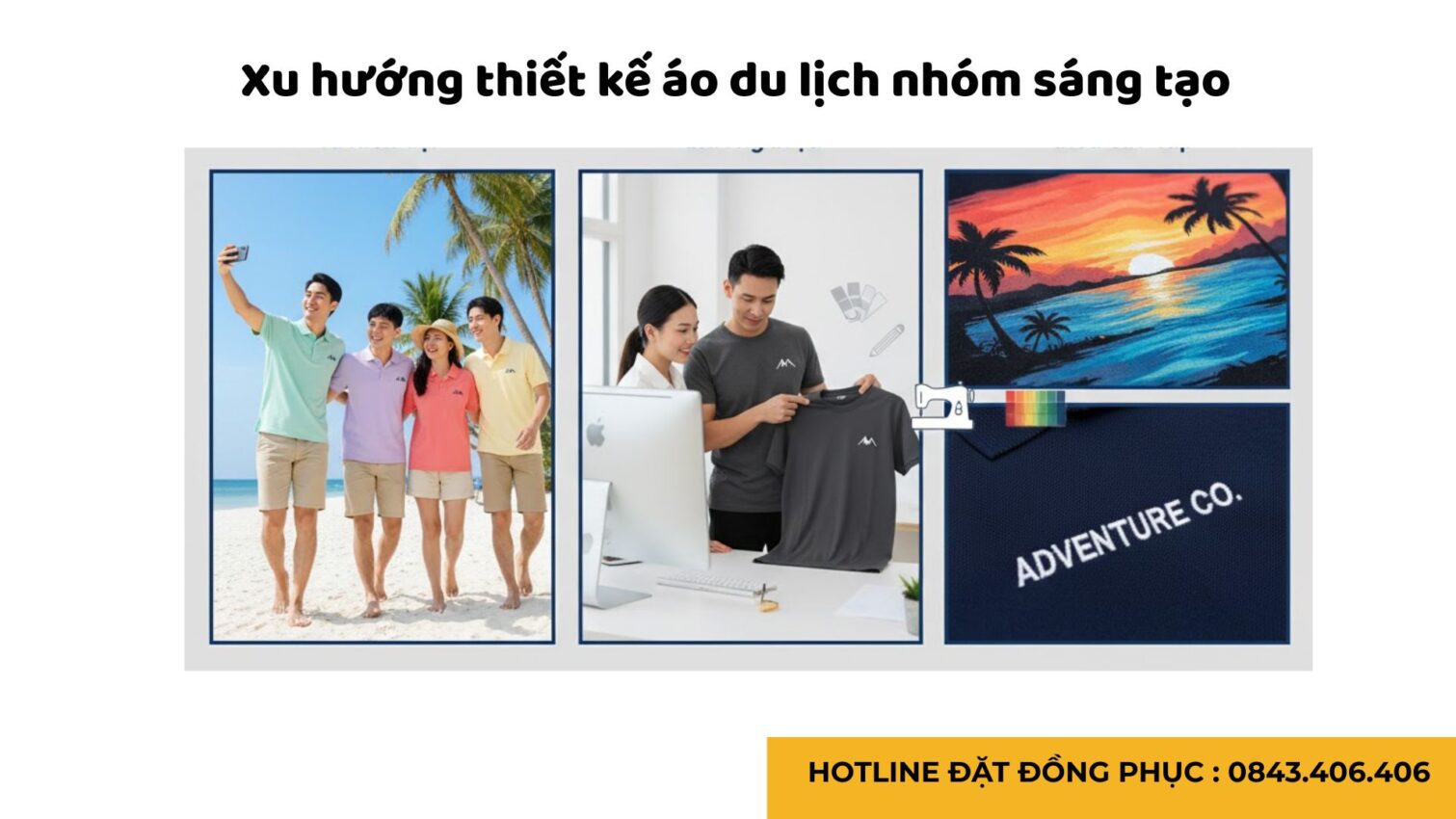 Áo Du Lịch Nhóm Sáng Tạo