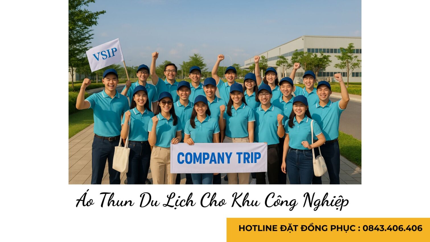 Áo Thun Du Lịch Cho Khu Công Nghiệp