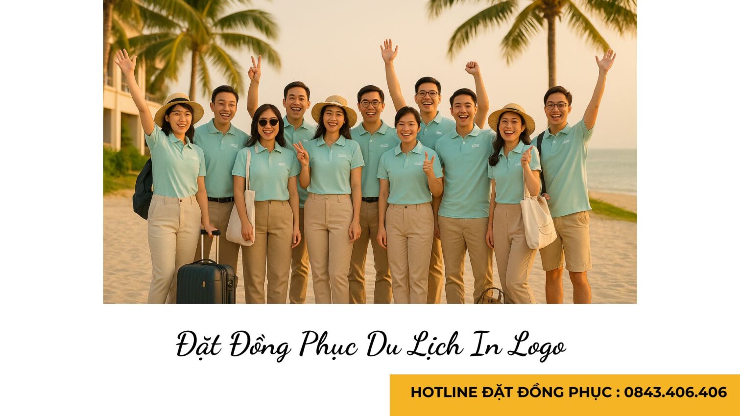 Đặt Đồng Phục Du Lịch In Logo