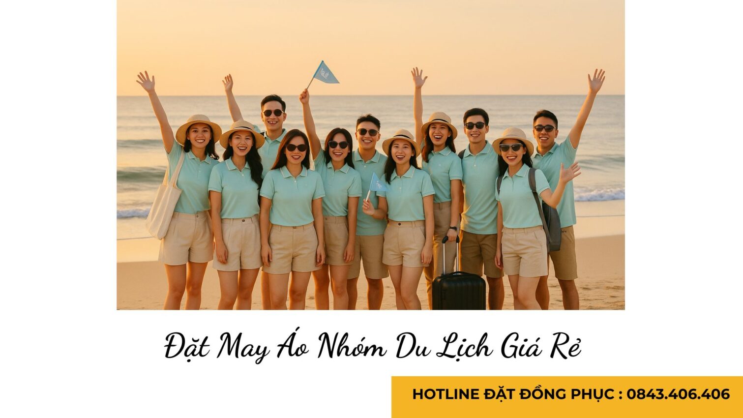 Đặt May Áo Nhóm Du Lịch Giá Rẻ
