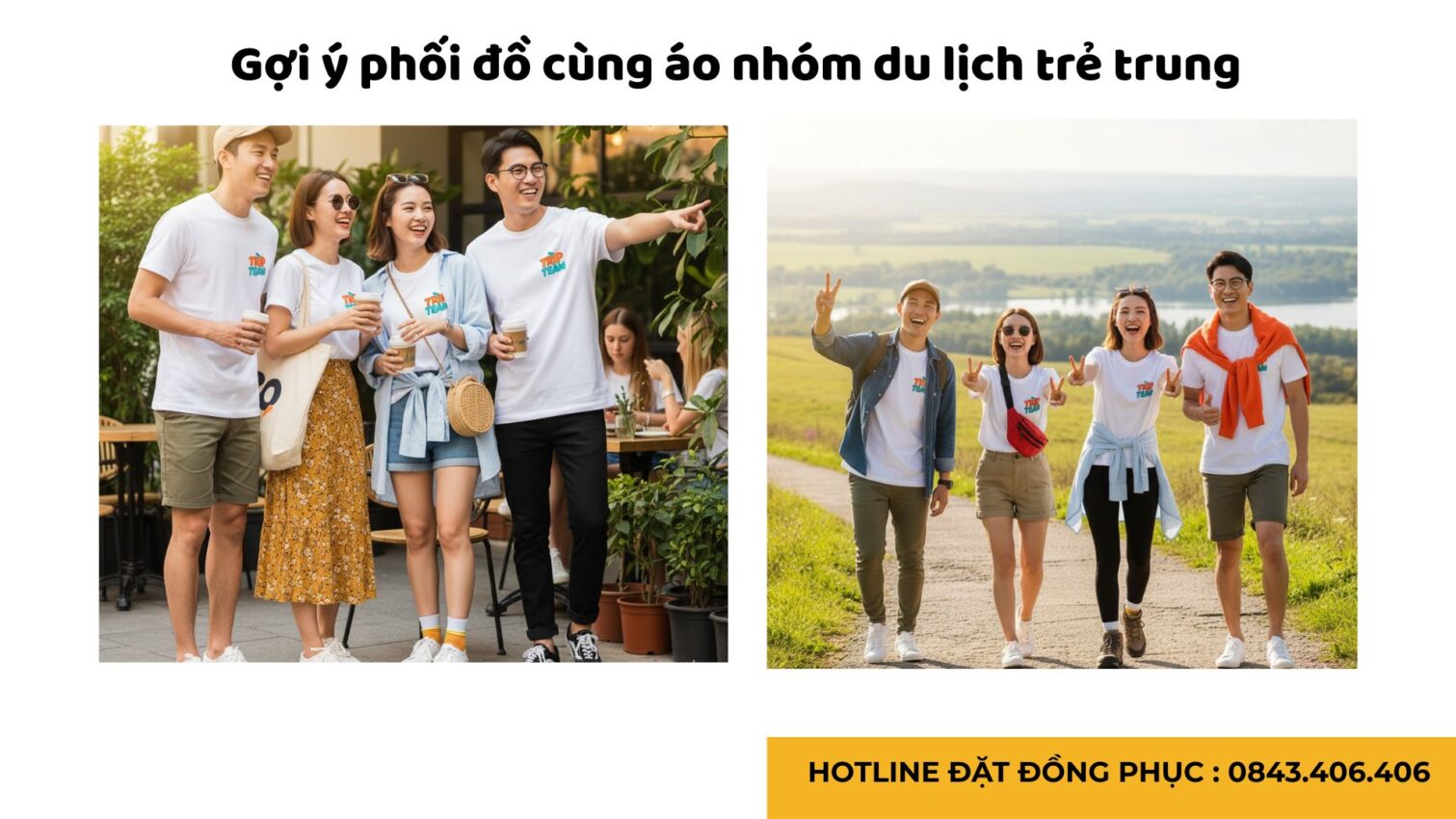 Đặt May Áo Nhóm Du Lịch Giá Rẻ
